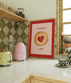 Jammy Cow Kitchen Print, 2 of 3