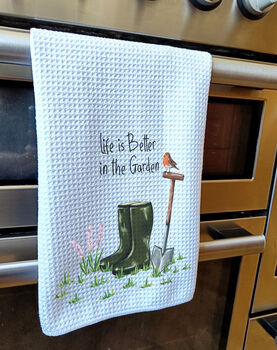 Life Is Better In The Garden Tea Towel, 3 of 6