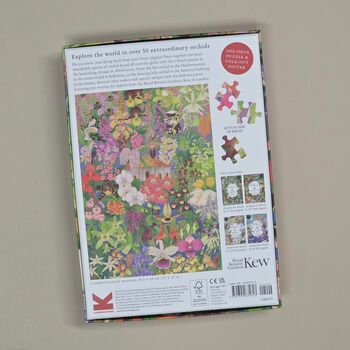 Around The World In 50 Orchids 1000 Piece Jigsaw Puzzle, 4 of 4