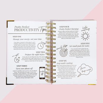 Green A5 Undated Time Block Daily Productivity Planner, 5 of 5