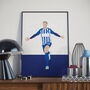 Glenn Murray Brighton And Hove Football Poster, thumbnail 1 of 3