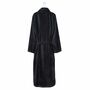 Women's Egyptian Cotton Dressing Gown Baroness Navy, thumbnail 2 of 4