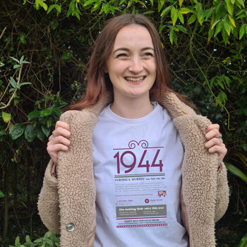 80th Birthday Gift T Shirt Of The Year 1944, 11 of 11