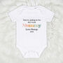 Pastel Personalised You're Going To Be The Best Mummy Or Daddy Baby Vest, thumbnail 1 of 5