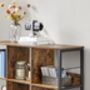 Three Tier Bookcase Display Rack Industrial Bookshelf, thumbnail 6 of 12