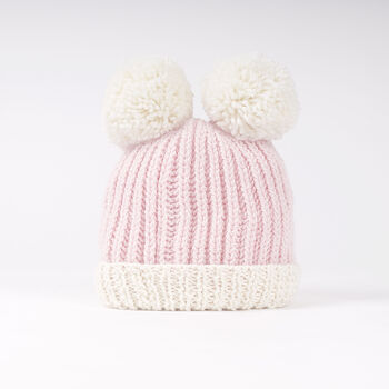 Pompom Hat Baby Knitting Kit, 3 of 9