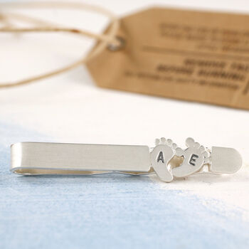 Personalised New Dad Tie Clip. New Dad Gift, 7 of 8
