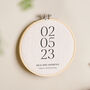Special Date Cotton Anniversary Hoop, thumbnail 1 of 2