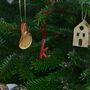 Personalised Cursive Monogram Christmas Decorations, thumbnail 1 of 6