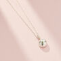 Molten Orb Birthstone Necklace, thumbnail 8 of 12