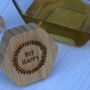 Personalised Glass Honey Pot With Built In Drizzler, thumbnail 2 of 4