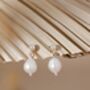 Sterling Silver Freshwater Pearl Ball Earrings, thumbnail 1 of 7