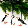 Puffin Wooden Hanging Decoration, thumbnail 5 of 7