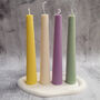 Roman Column Soy Wax Dinner Candles Set Of Two, thumbnail 1 of 6
