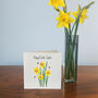 Personalised Daffodil Easter Card, thumbnail 5 of 9