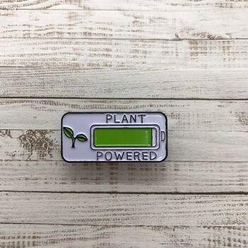 Plant Powered Enamel Pin, 5 of 5