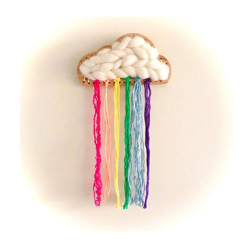 Woven Cloud Wall Hanging Kit By Cherie Did This