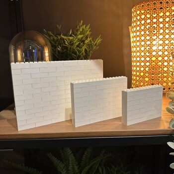 Personalised Lego® Brick Landscape Multi Photo Block, 2 of 2