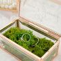 Custom Geometric Glass Wedding Ring Box, thumbnail 2 of 6