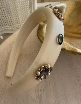 Penelope Headband With A Pink Satin Drawstring Bag \\ Ages Six To Adult, 2 of 5