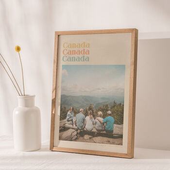 Personalised Mother's Day Retro Style Photo Print, 3 of 4