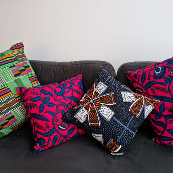 African Print Cushion Cover | Deji Print, 3 of 4