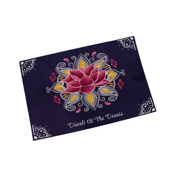 Personalised Diwali Rangoli Placemat, 2 of 3