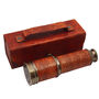 Vintage Style Dollond London Telescope With Leather Case, thumbnail 5 of 9