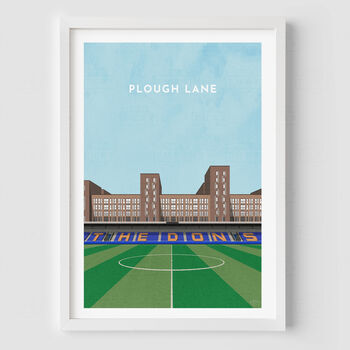 Football Stadium Minimalist Art Print Gift Request Any Stadium, 7 of 12