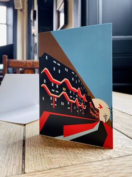 Brutalist Brixton London Mini Greeting Cards. A6 Size, 2 of 2