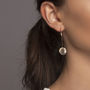 Gold Plated Or Sterling Silver 'Moon Tide' Earrings, thumbnail 1 of 6