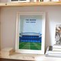 Chelsea 'The Bridge' Football Stadium Art Print Gift, Framed Or Unframed, thumbnail 3 of 9