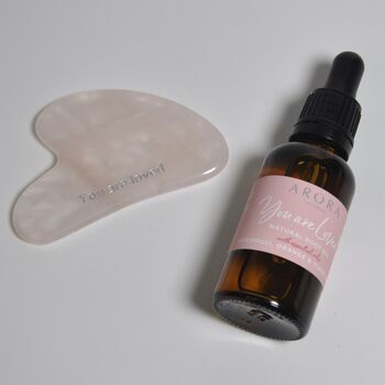 Radiance Boost Facial Oil And Rose Quartz Gua Sha Gift, 3 of 6