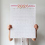 2026 Summer Holiday Wall Planners, thumbnail 1 of 5