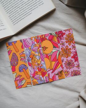 Pink Floral Bookmark, 5 of 5