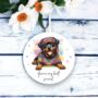 Personalised Rottweiler Hippie Dog Decoration B, thumbnail 1 of 2