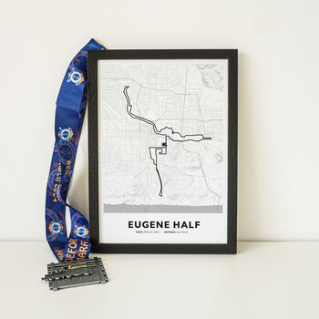 Personalised Route Map Art For Any Run, 5 of 6