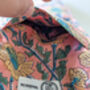 Block Print Mobile Phone Purse Fair Trade Crossbody Bag, thumbnail 7 of 11