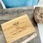 Cook Artisan Oak Board And Spatula Gift Set, thumbnail 2 of 5