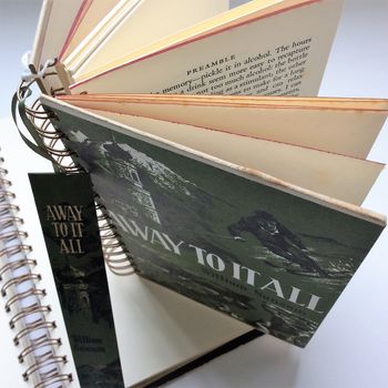 'Away To It All' Upcycled Notebook, 3 of 4