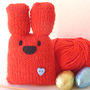 Three Easter Bunnies Knitting Kit, thumbnail 2 of 3