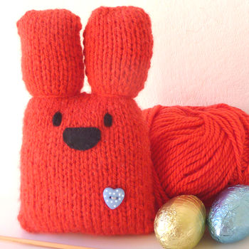 Three Easter Bunnies Knitting Kit, 2 of 3