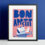 Mr Bon Appetit Kitchen Print, thumbnail 7 of 7