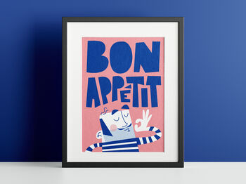 Mr Bon Appetit Kitchen Print, 7 of 7