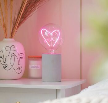 LED Neon Bulb With Table Lamp Bright Ideas Collection, 5 of 9