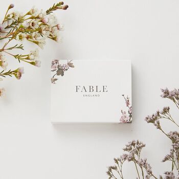 Deco Blooms Black Square Scarf, 4 of 6