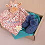New Baby Gift Set With Giraffe Comforter, thumbnail 1 of 7