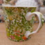 Set Of Six Palace Mugs In William Morris Golden Lily Design, thumbnail 9 of 11
