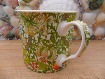 Set Of Six Palace Mugs In William Morris Golden Lily Design, 9 of 11
