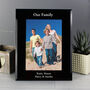 Personalised Black Glass Photo Frame 5x7, thumbnail 2 of 10